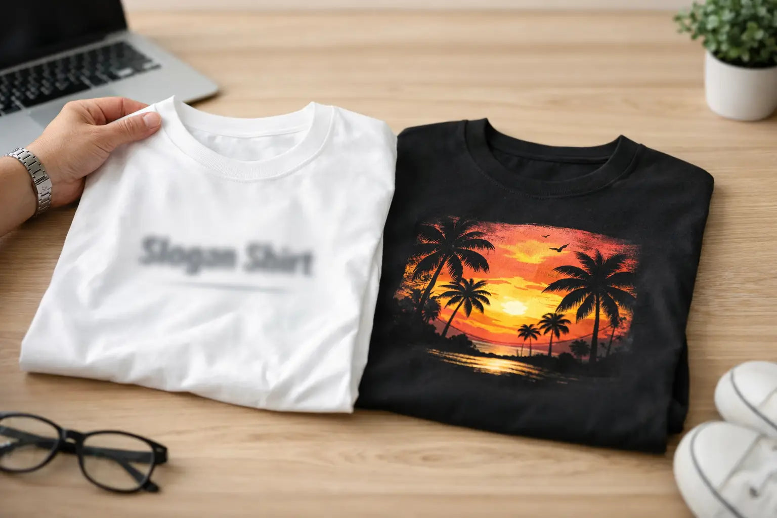 Slogan Shirt oder Printshirt - was passt?