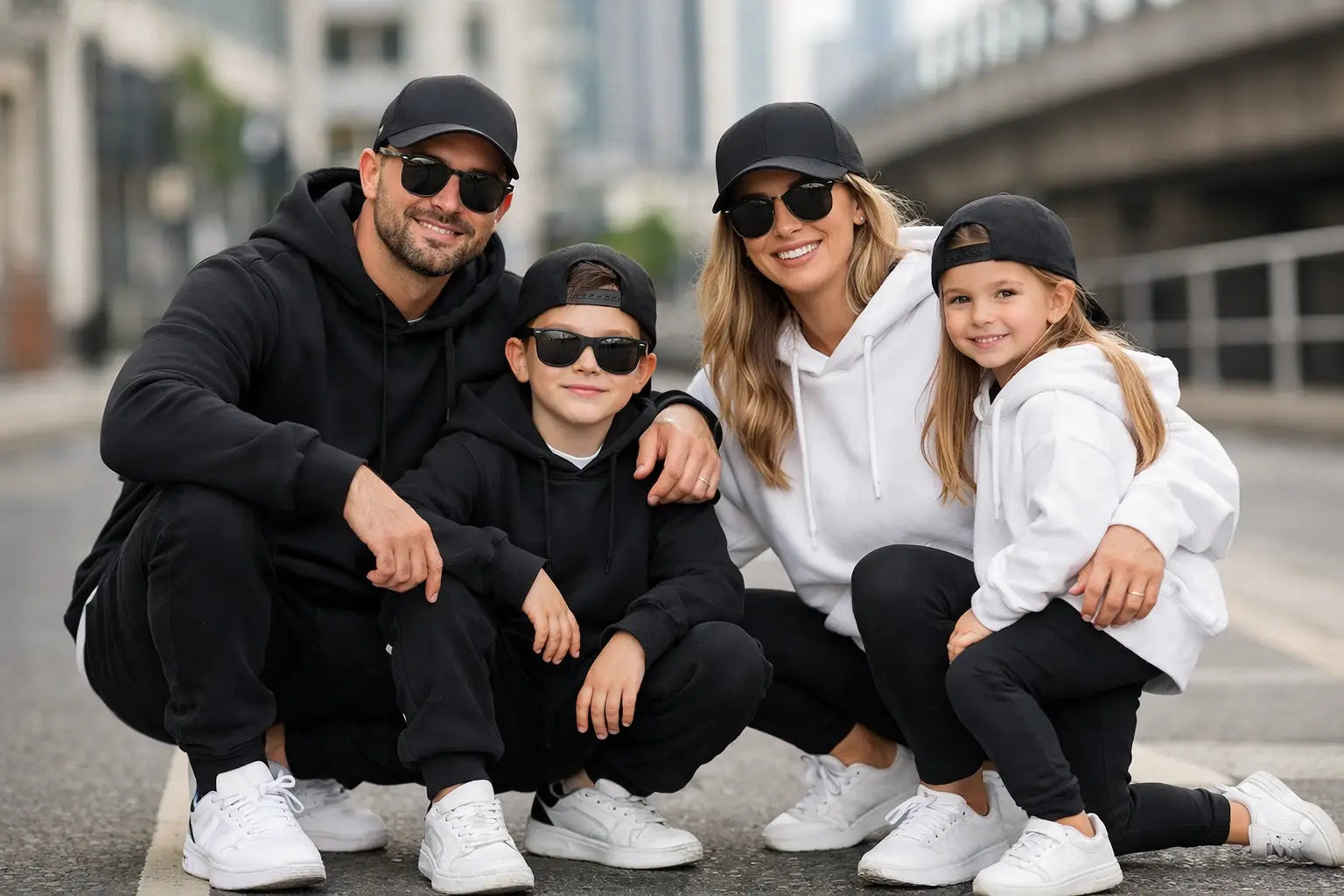 Partnerlook Familie Streetwear richtig stylen