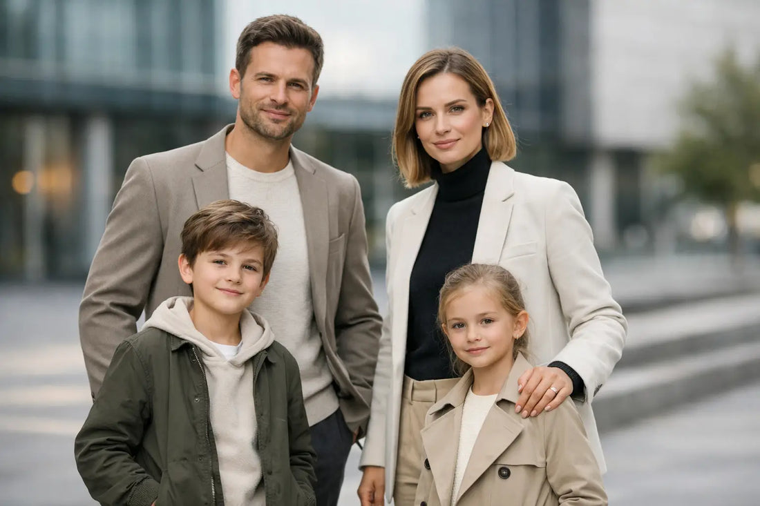 Leitfaden für moderne Familienlooks mit Haltung
