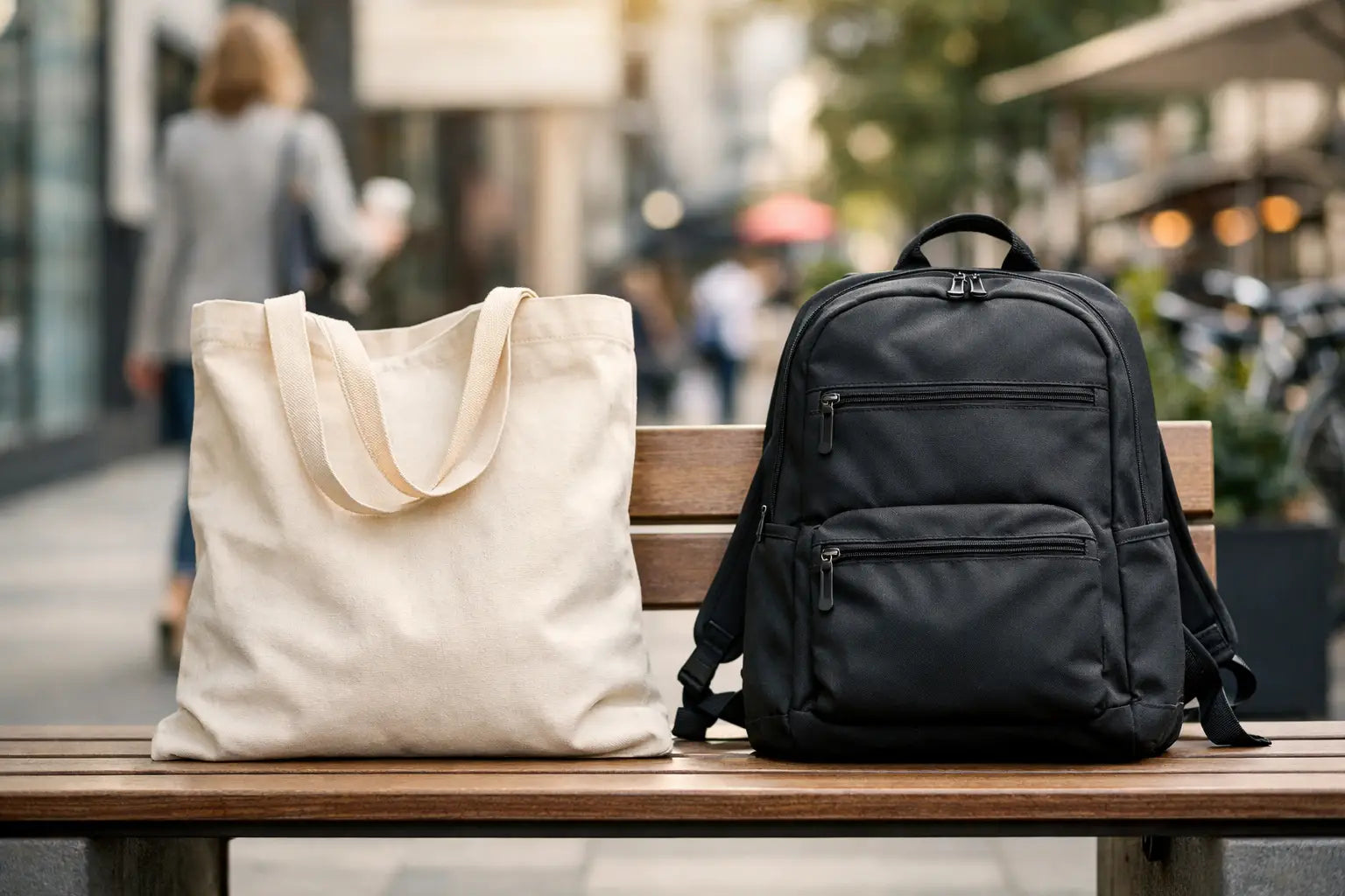 Stoffbeutel oder Rucksack im Alltag?