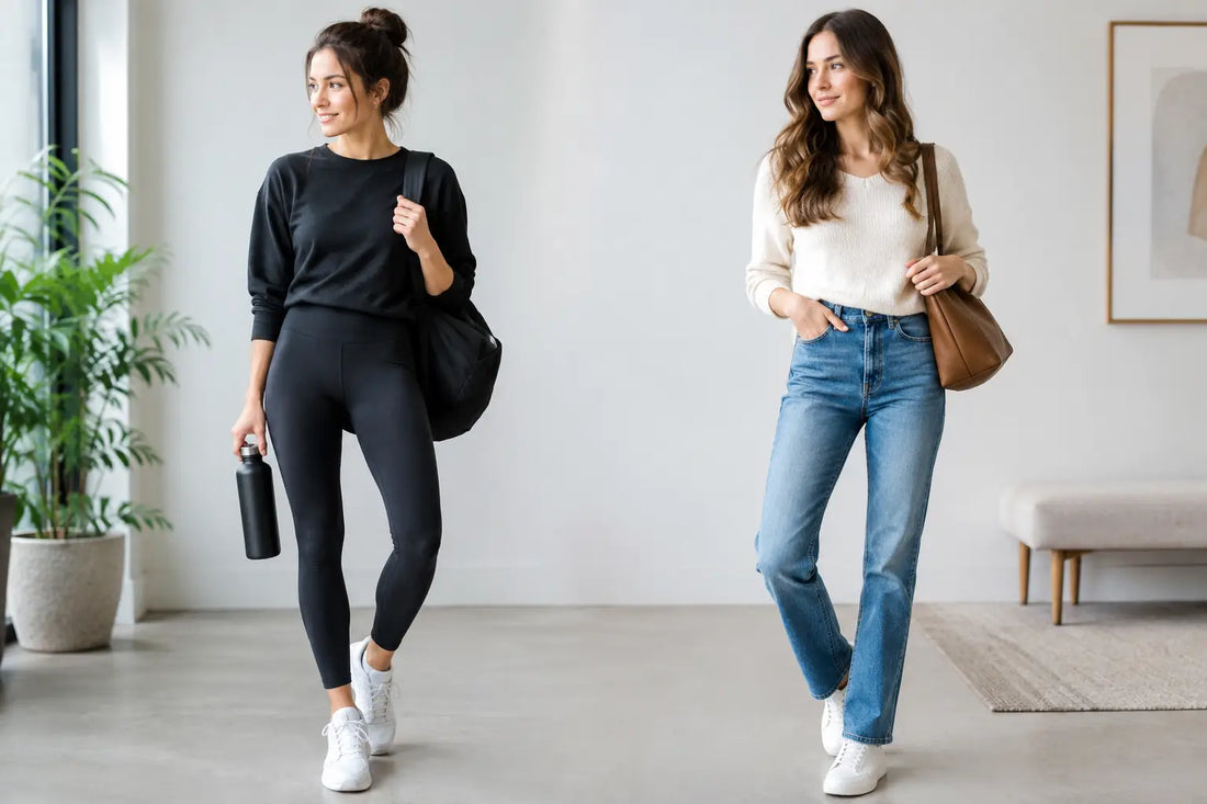 Leggings oder Jeans für deinen heutigen Vibe?
