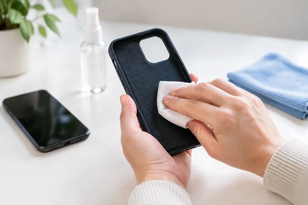 Handyhüllen richtig desinfizieren: So geht's