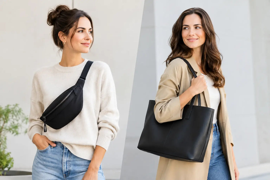 Bauchtasche oder Shopper - was passt zu dir?