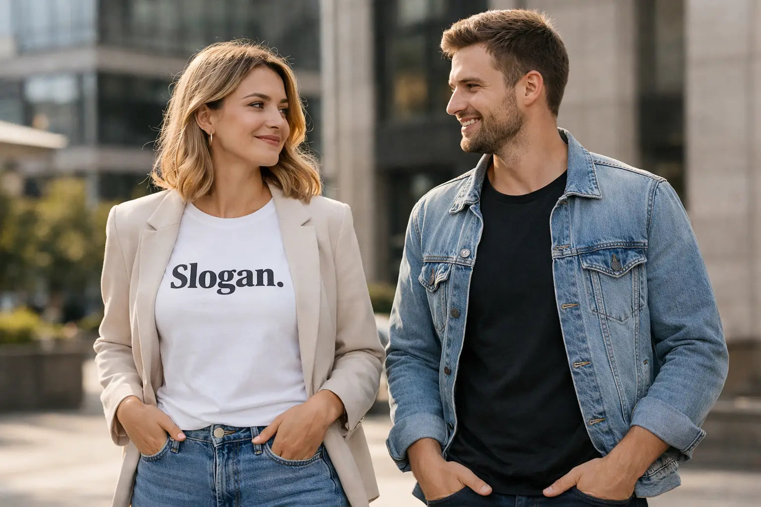 Sind Slogan Shirts noch modern? Ja, wenn sie sitzen