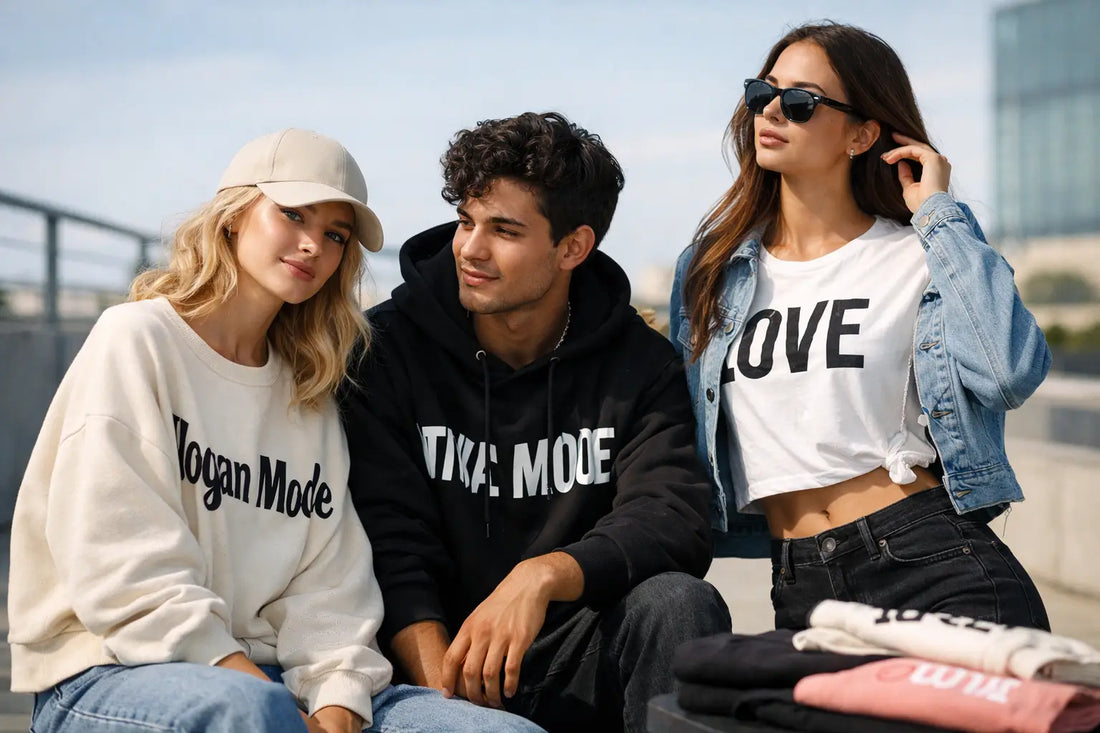 Trends bei Slogan-Mode, die jetzt sitzen