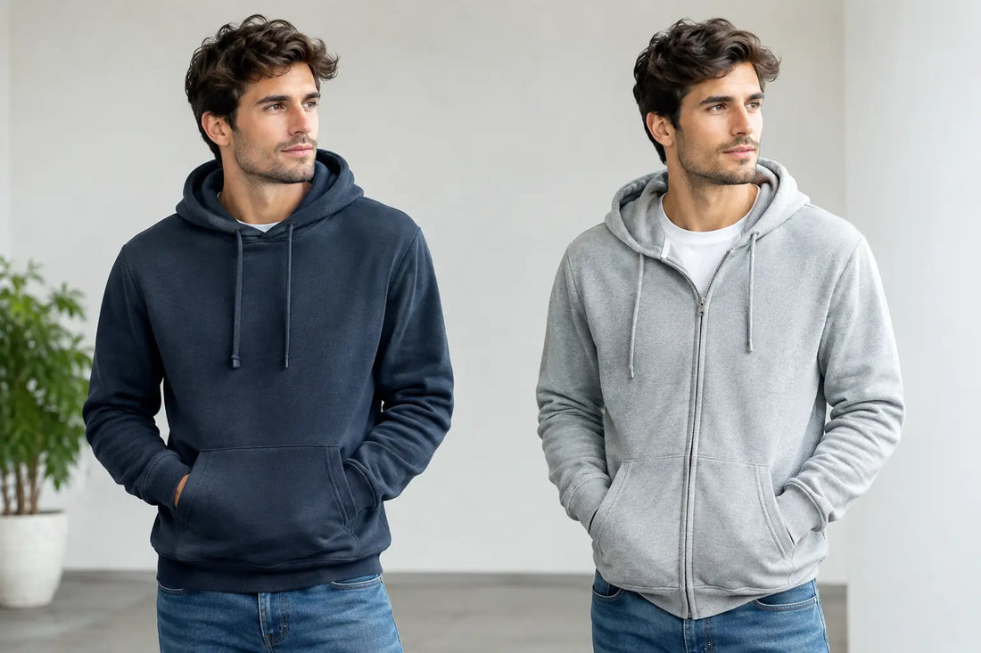 Hoodie mit oder ohne Reißverschluss? Dein Style-Check