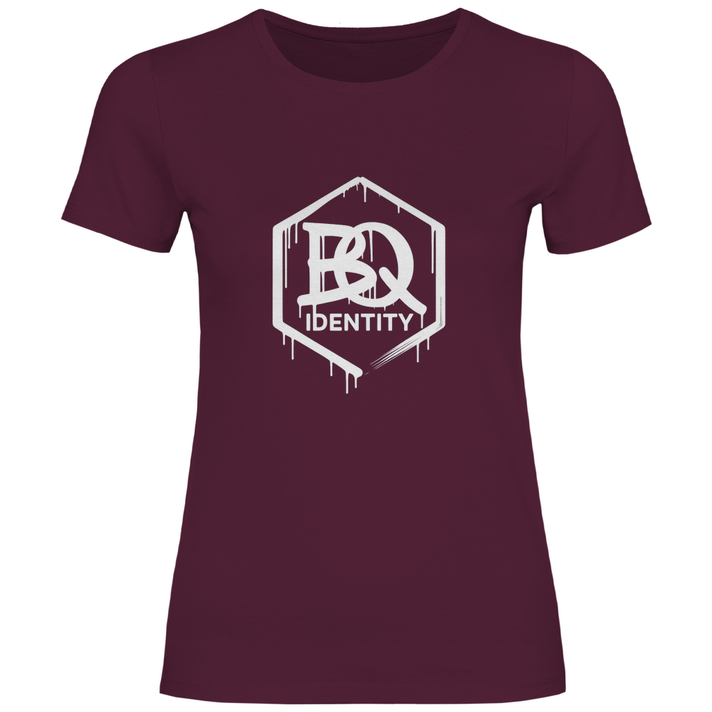 Damen T-Shirt BQ Identity weiß