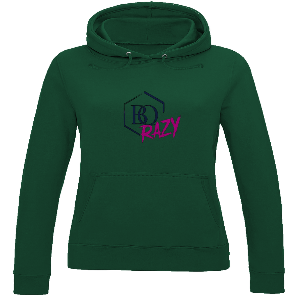 Damen Hoodie BQrazy pink