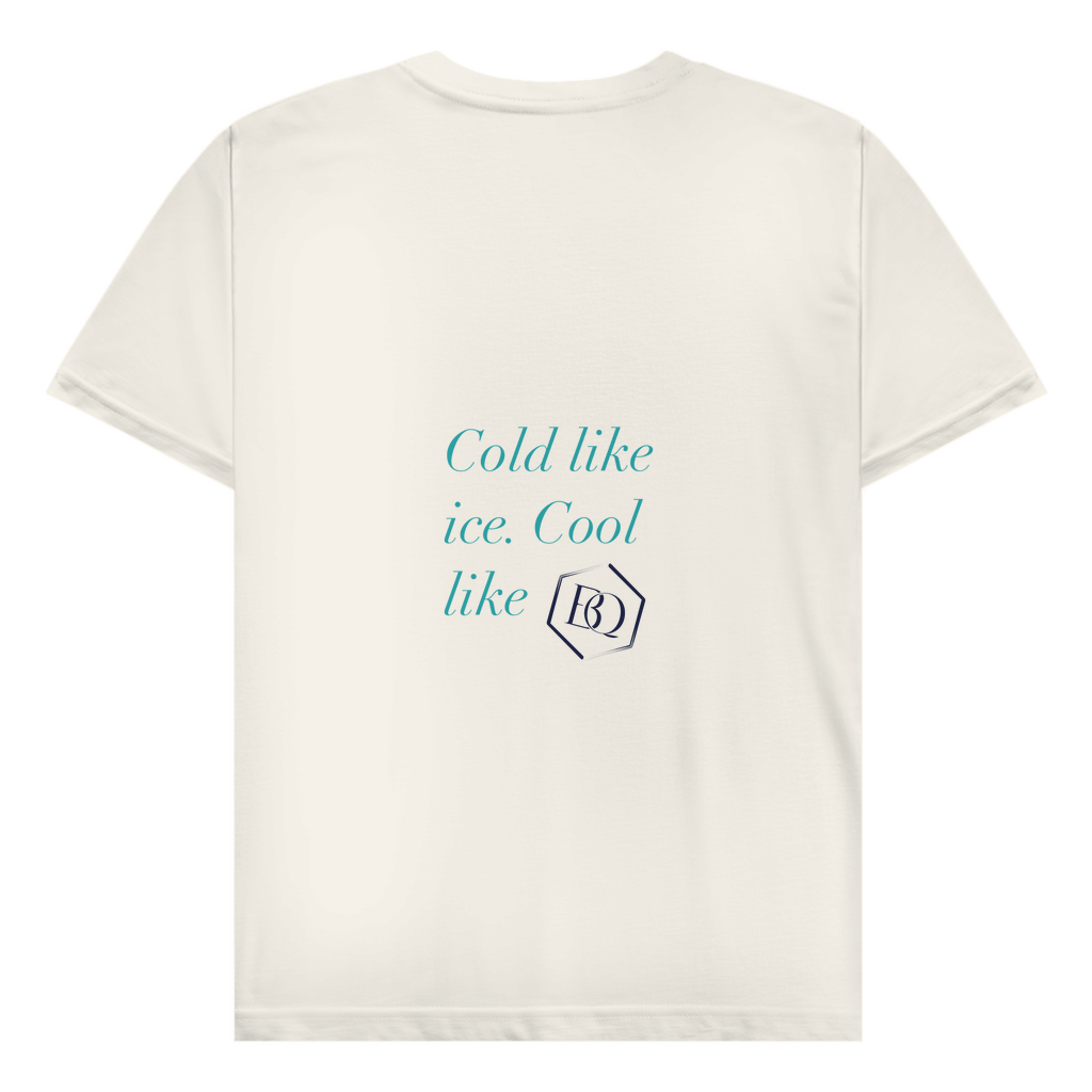 BQool Herren T-Shirt – Cold like Ice Cool like BQ