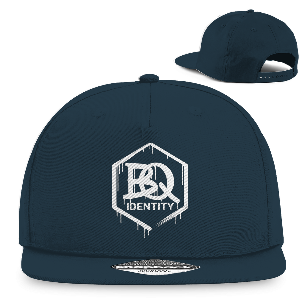 BQ Identity Snapback – Premium Street Cap mit Drip-Logo