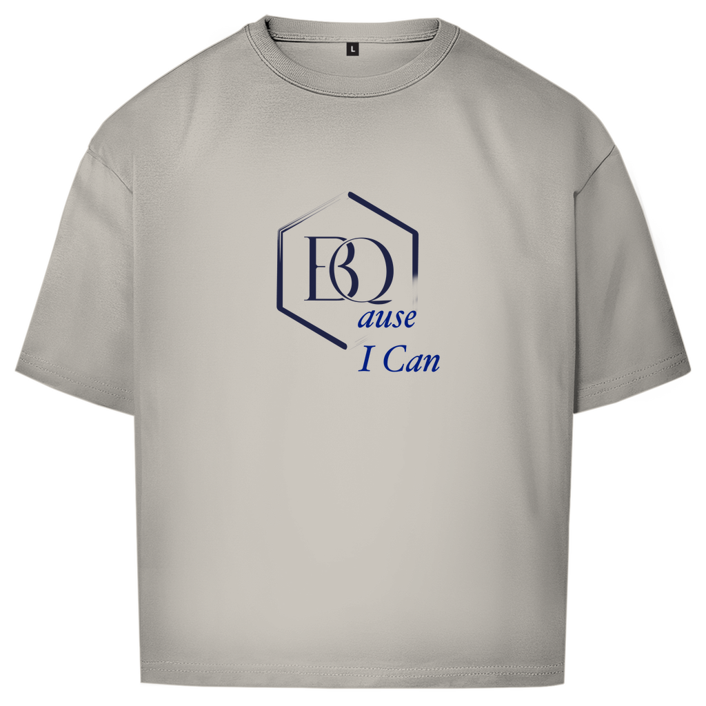 BQause I Can Oversize T-Shirt – Statement Streetwear | Front- & Backprint | Urban Premium Fit
