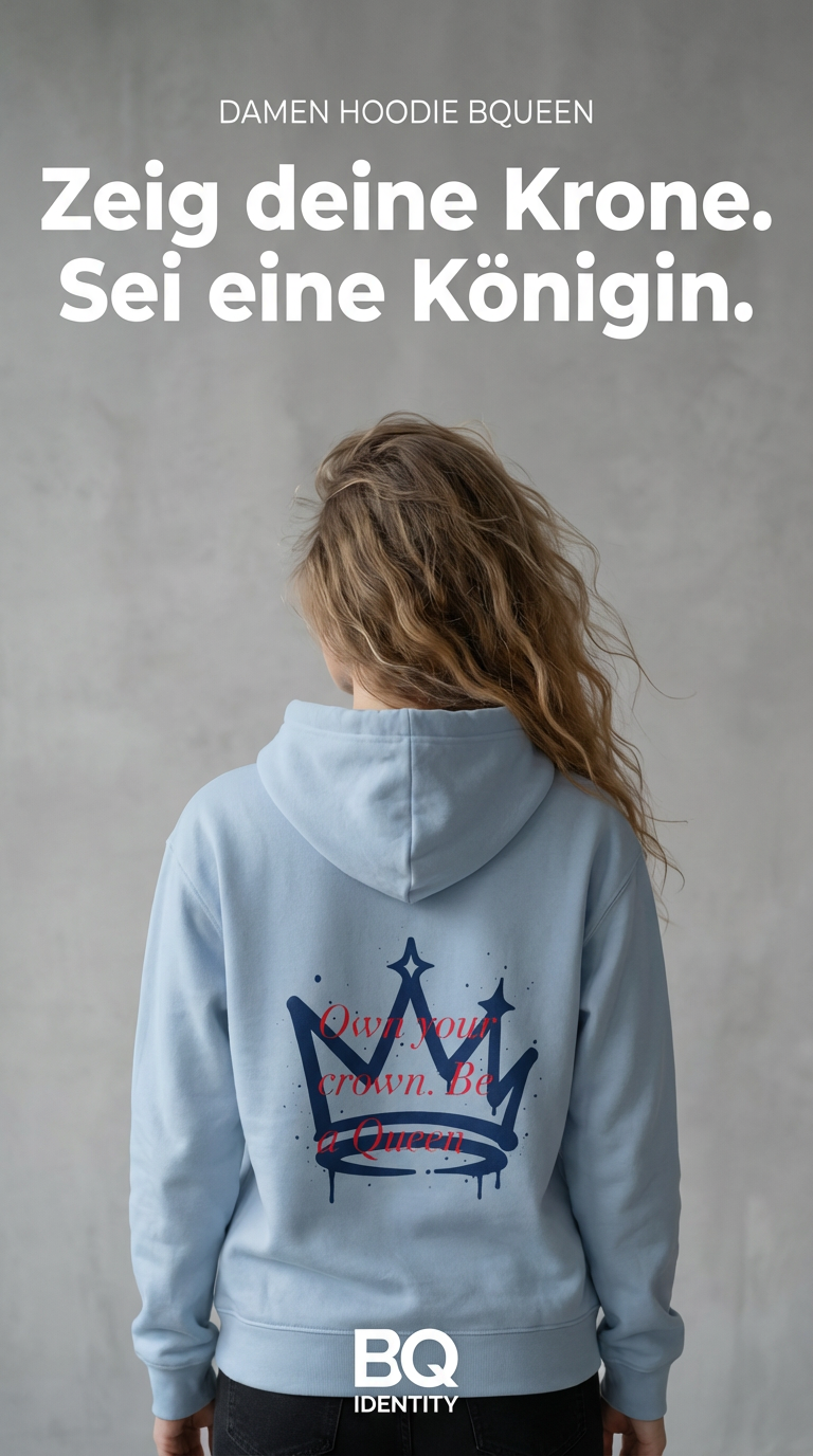BQeen Damen Hoodie – Premium Comfort für Queens