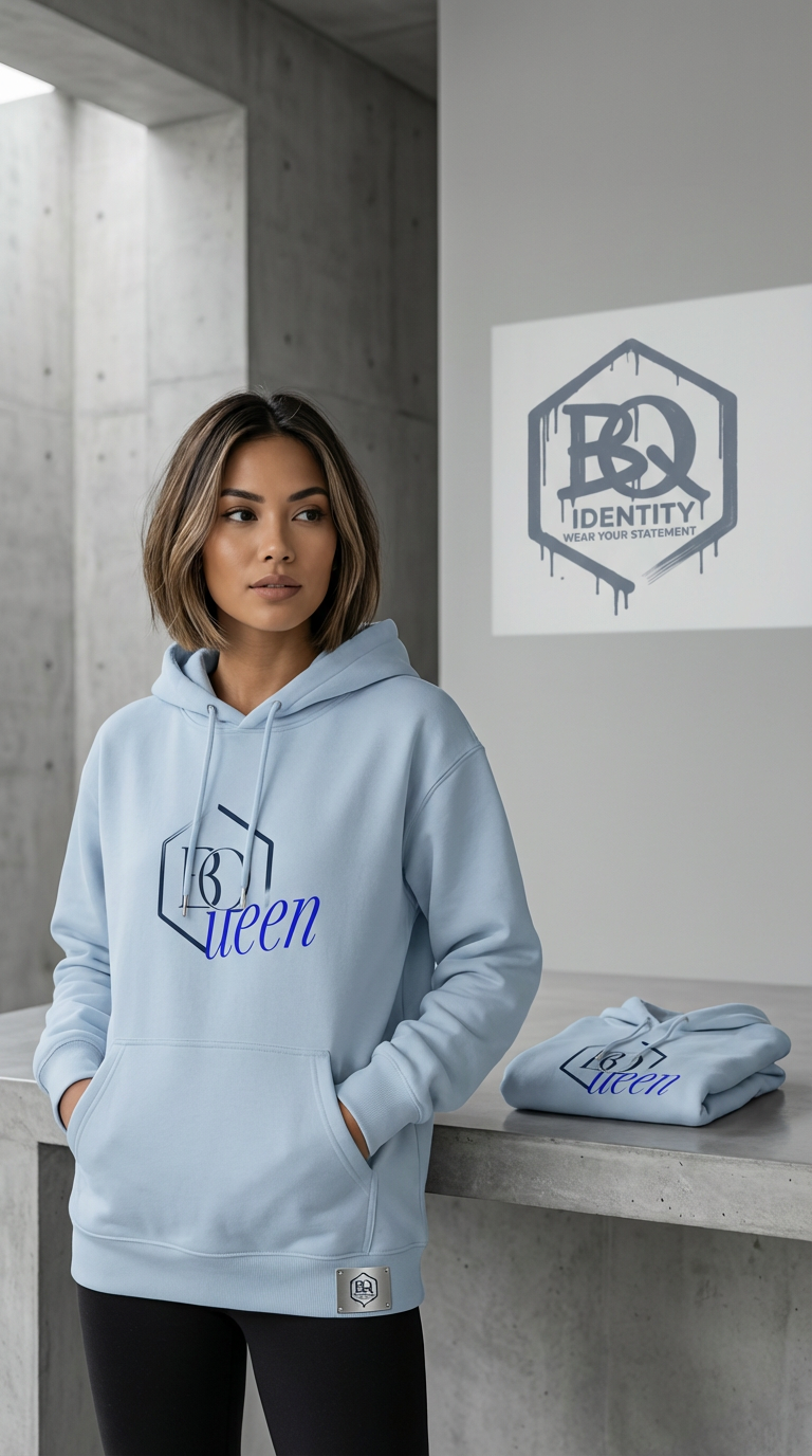 BQeen Damen Hoodie – Premium Comfort für Queens