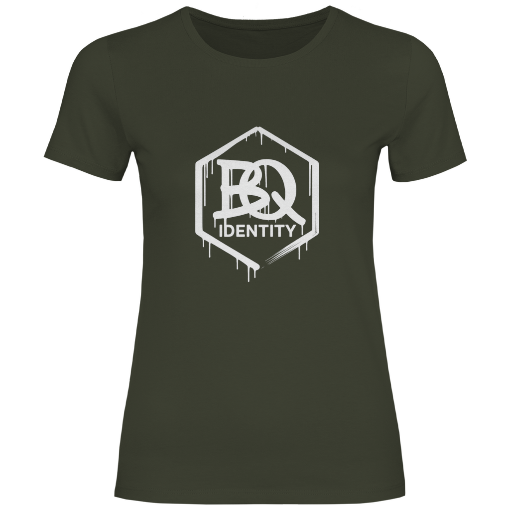 Damen T-Shirt BQ Identity weiß