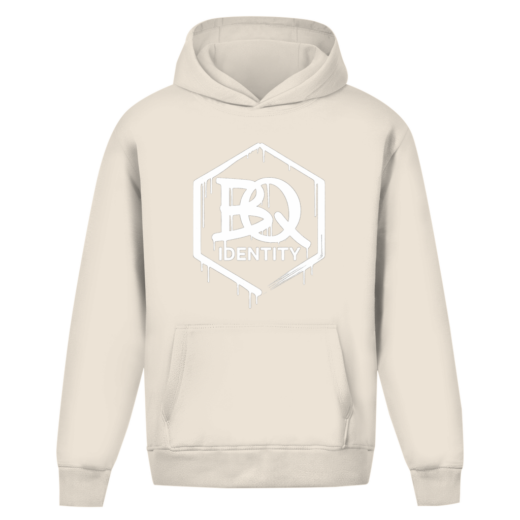BQ Identity Oversize Hoodie – Heavy Minimalist Streetwear ohne Kordel