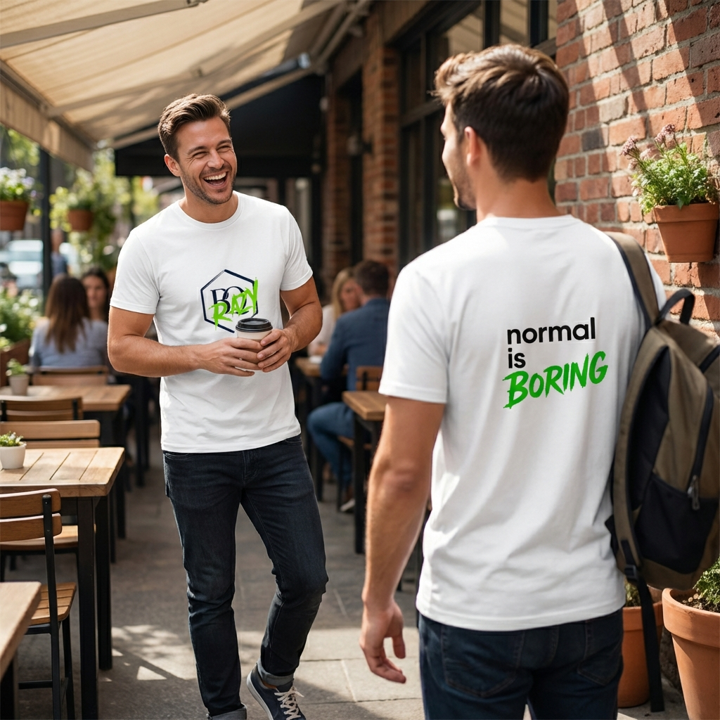 Herren T-Shirt BQrazy grün