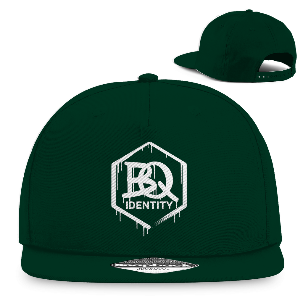 BQ Identity Snapback – Premium Street Cap mit Drip-Logo