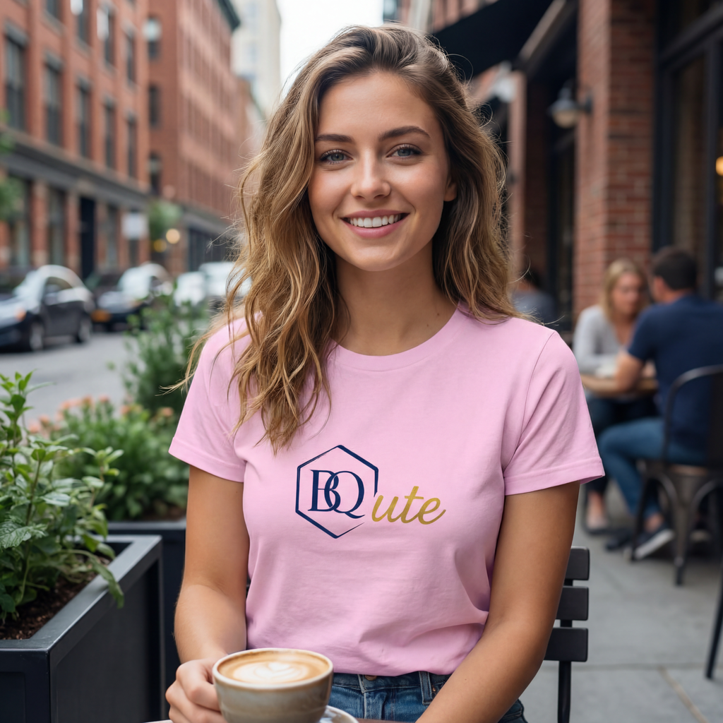 Damen T-Shirt BQute gold