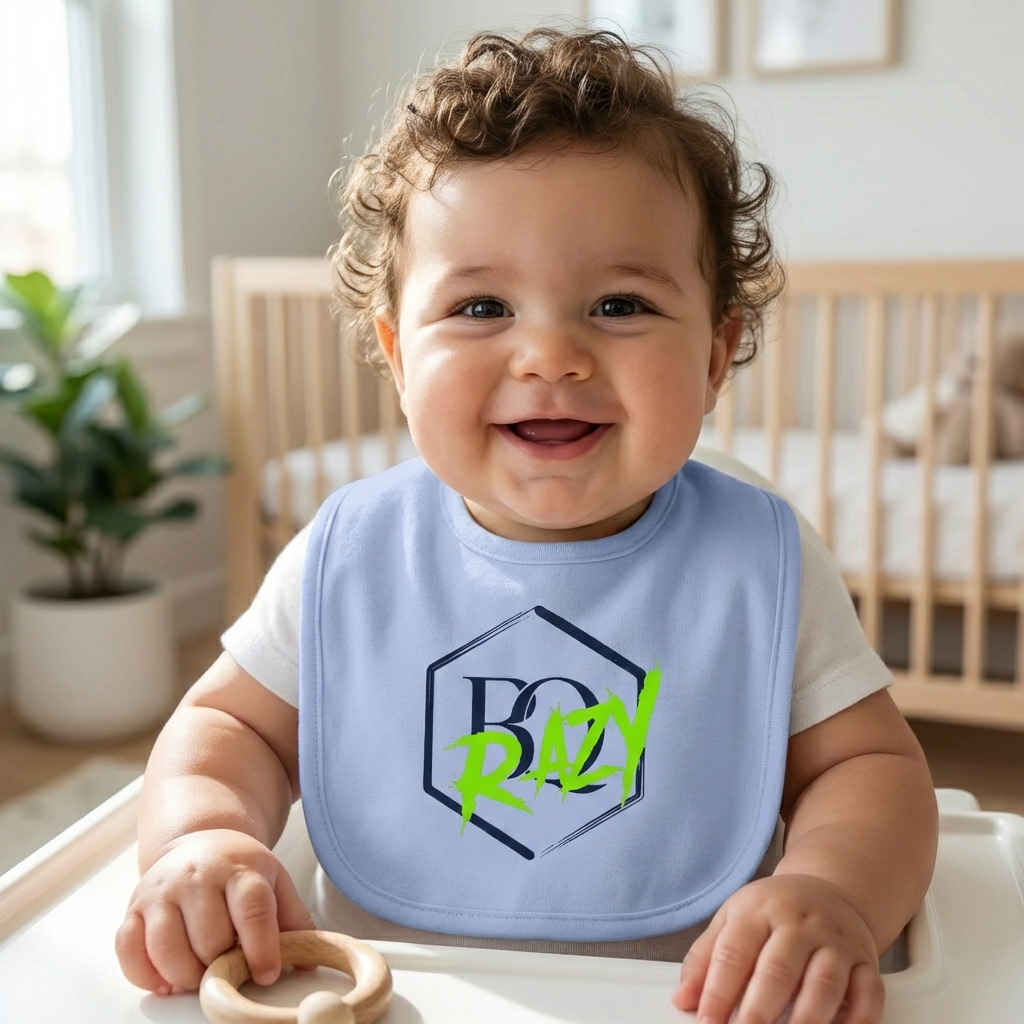 BQrazy Bio-Lätzchen – Weiches Baby-Lätzchen aus 100 % Bio-Baumwolle | Stylisch, sanft & robust