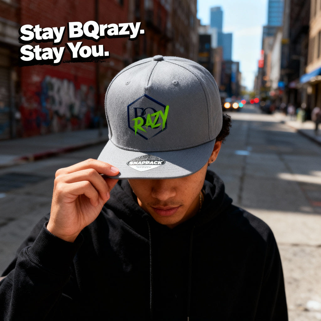 Snapback Rapper Cap BQrazy grün