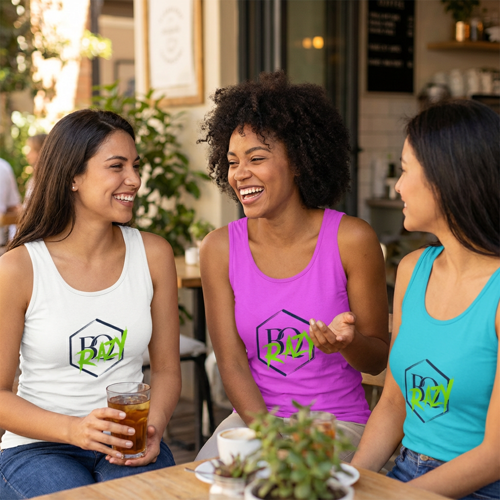 Damen Basic Tank Top BQrazy grün