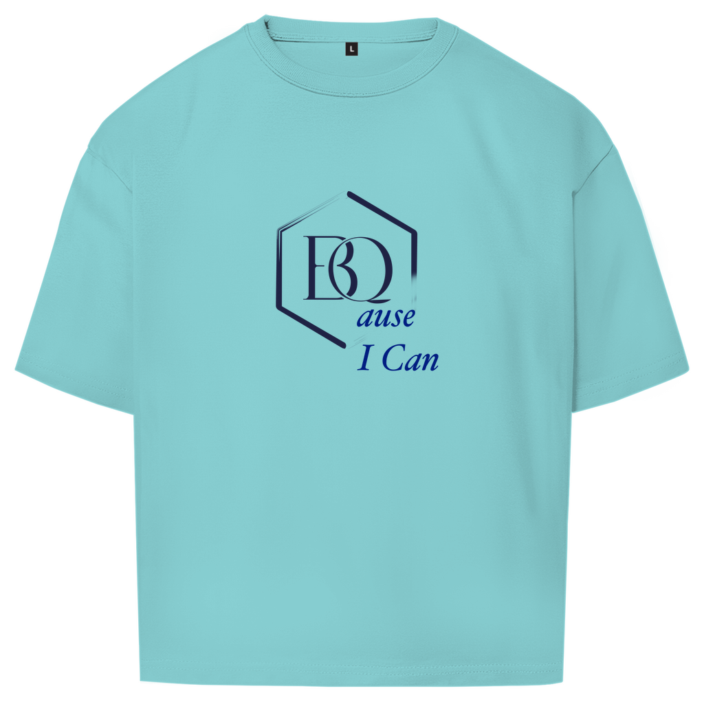 BQause I Can Oversize T-Shirt – Statement Streetwear | Front- & Backprint | Urban Premium Fit