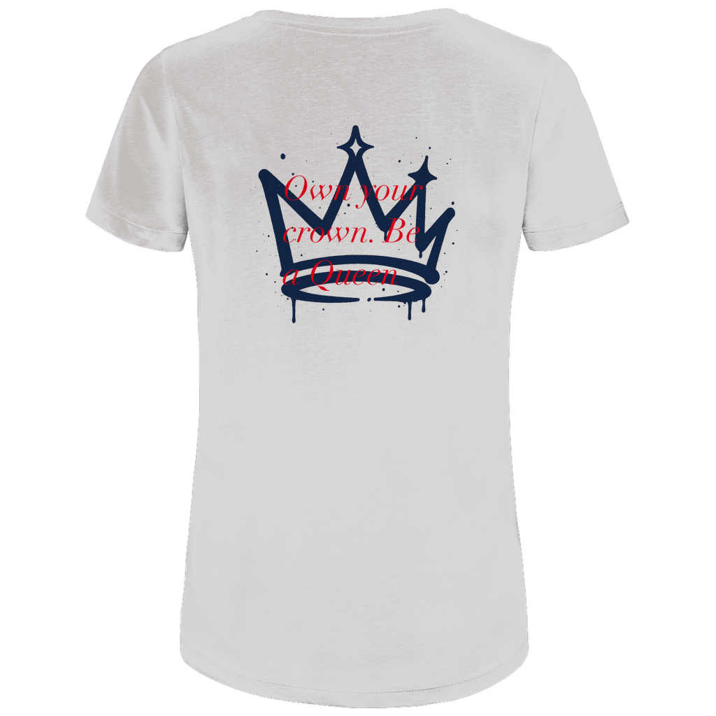 BQeen Damen Premium Bio T-Shirt – Femininer Medium Fit