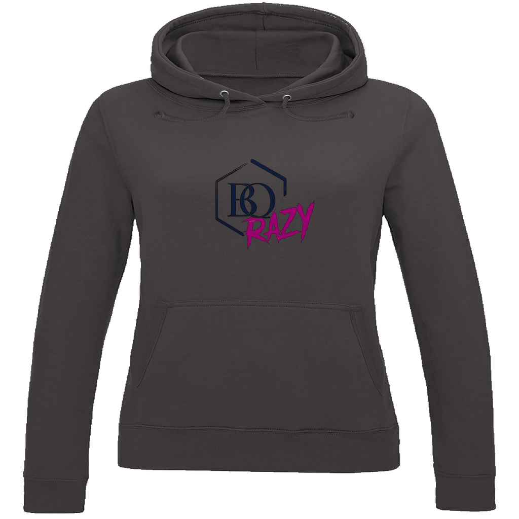 Damen Hoodie BQrazy pink