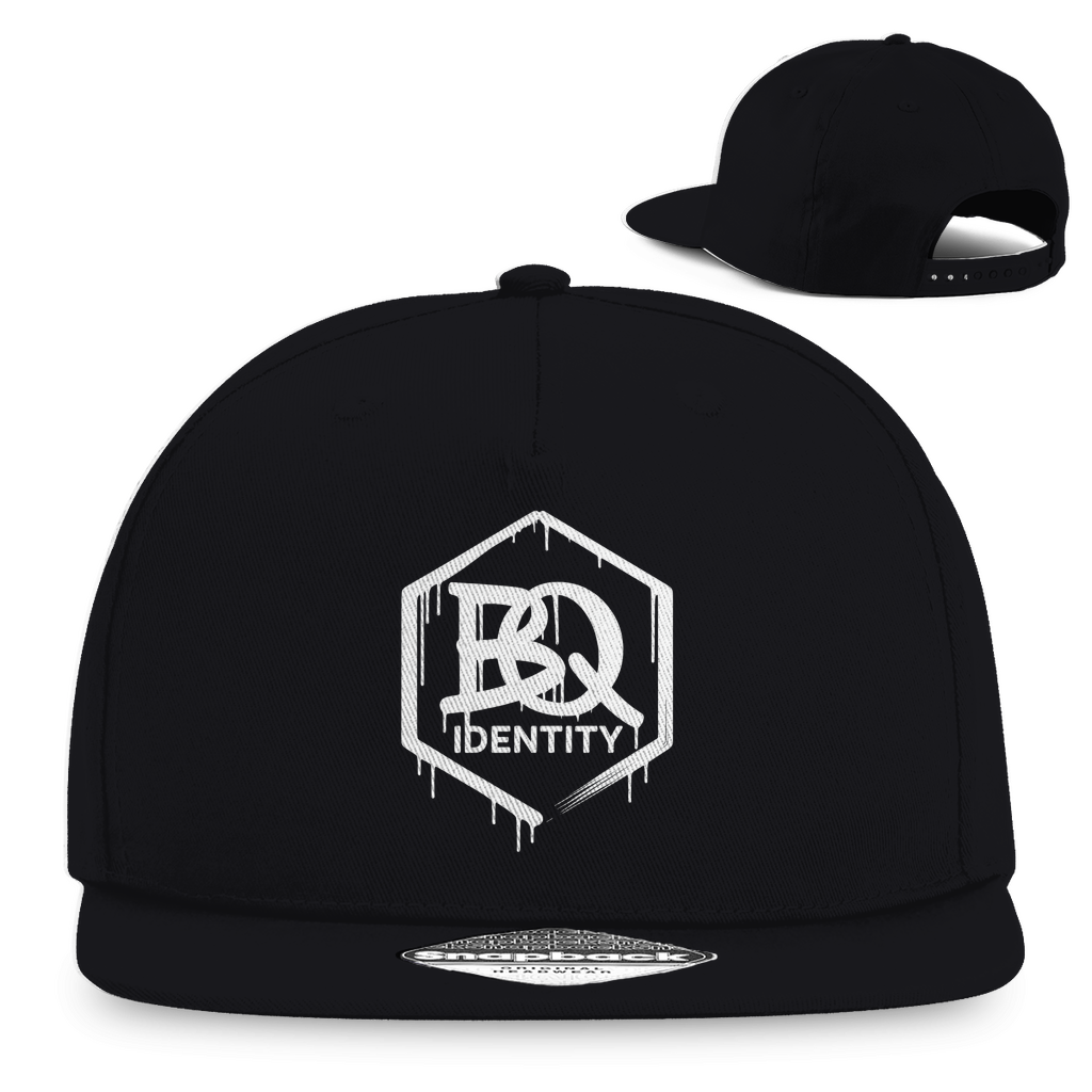 BQ Identity Snapback – Premium Street Cap mit Drip-Logo