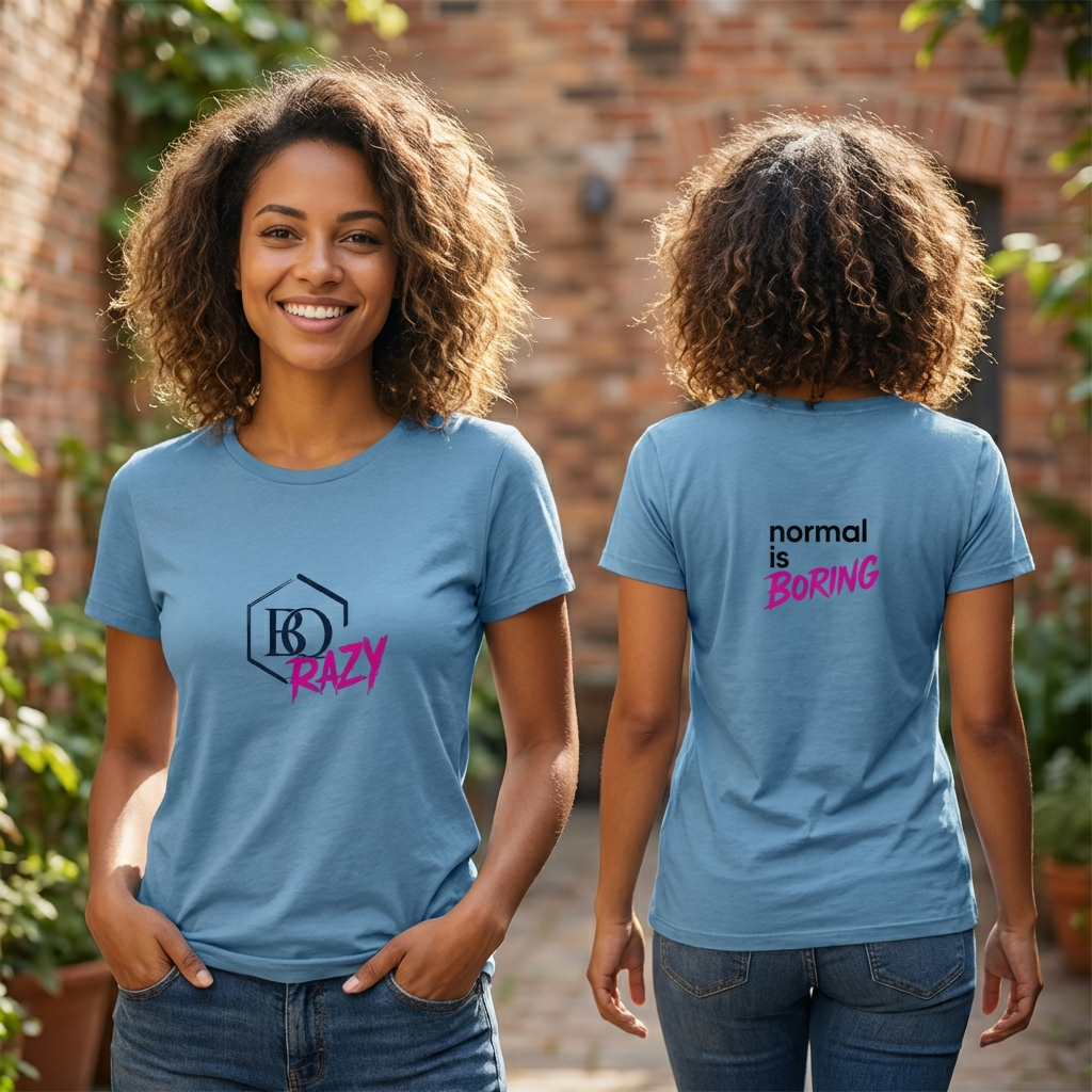 Damen T-Shirt BQrazy pink