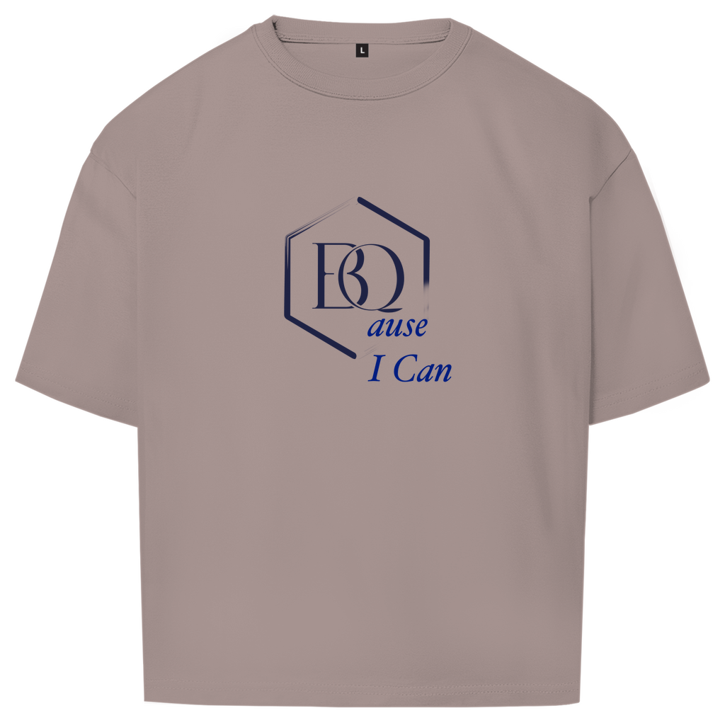 BQause I Can Oversize T-Shirt – Statement Streetwear | Front- & Backprint | Urban Premium Fit