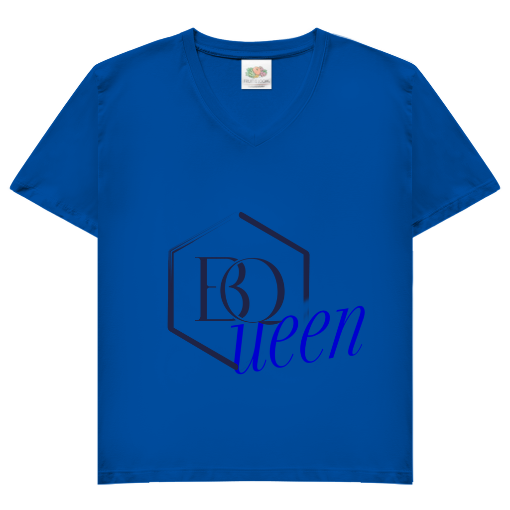 BQeen Damen V-Neck T-Shirt – Femininer Premium Fit