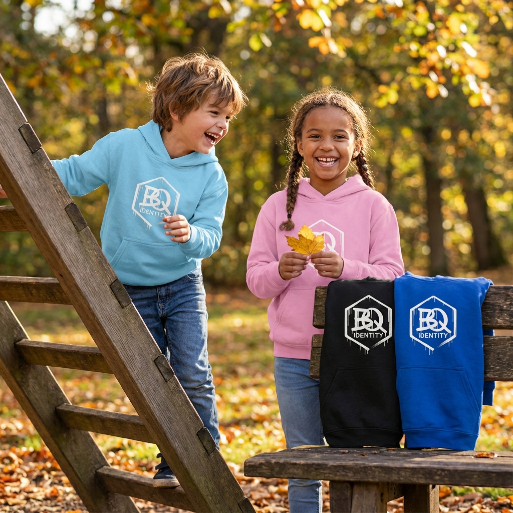 BQ Identity Kids Basic Hoodie – Bequemer & sicherer Kinder-Hoodie