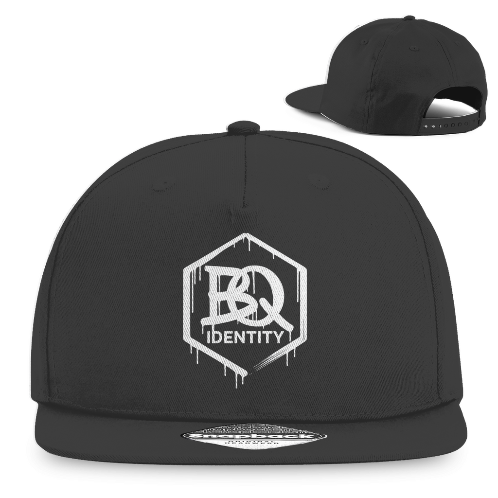 BQ Identity Snapback – Premium Street Cap mit Drip-Logo