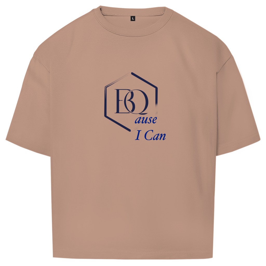 BQause I Can Oversize T-Shirt – Statement Streetwear | Front- & Backprint | Urban Premium Fit