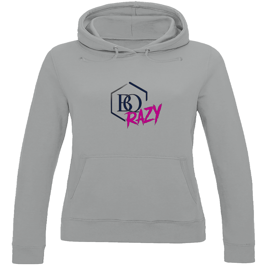 Damen Hoodie BQrazy pink