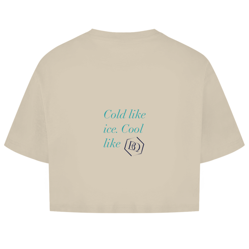 Damen Oversize Crop Top BQool