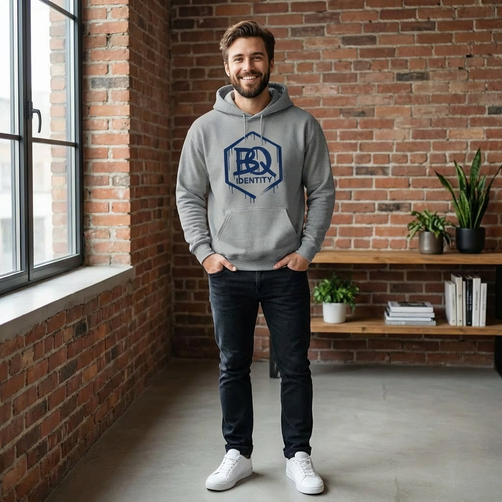 BQ Identity Herren Hoodie  | Premium Komfort & Everyday Fit
