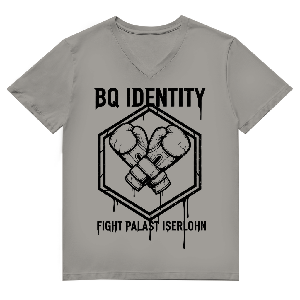 Herren Premium Bio V-Neck T-Shirt Fightpalast