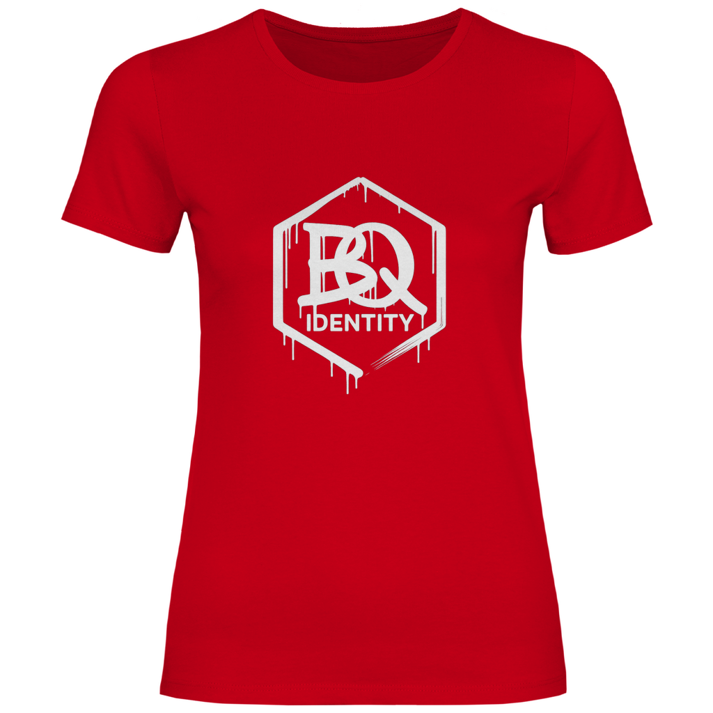 Damen T-Shirt BQ Identity weiß