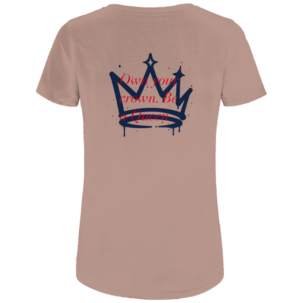 BQeen Damen Premium Bio T-Shirt – Femininer Medium Fit