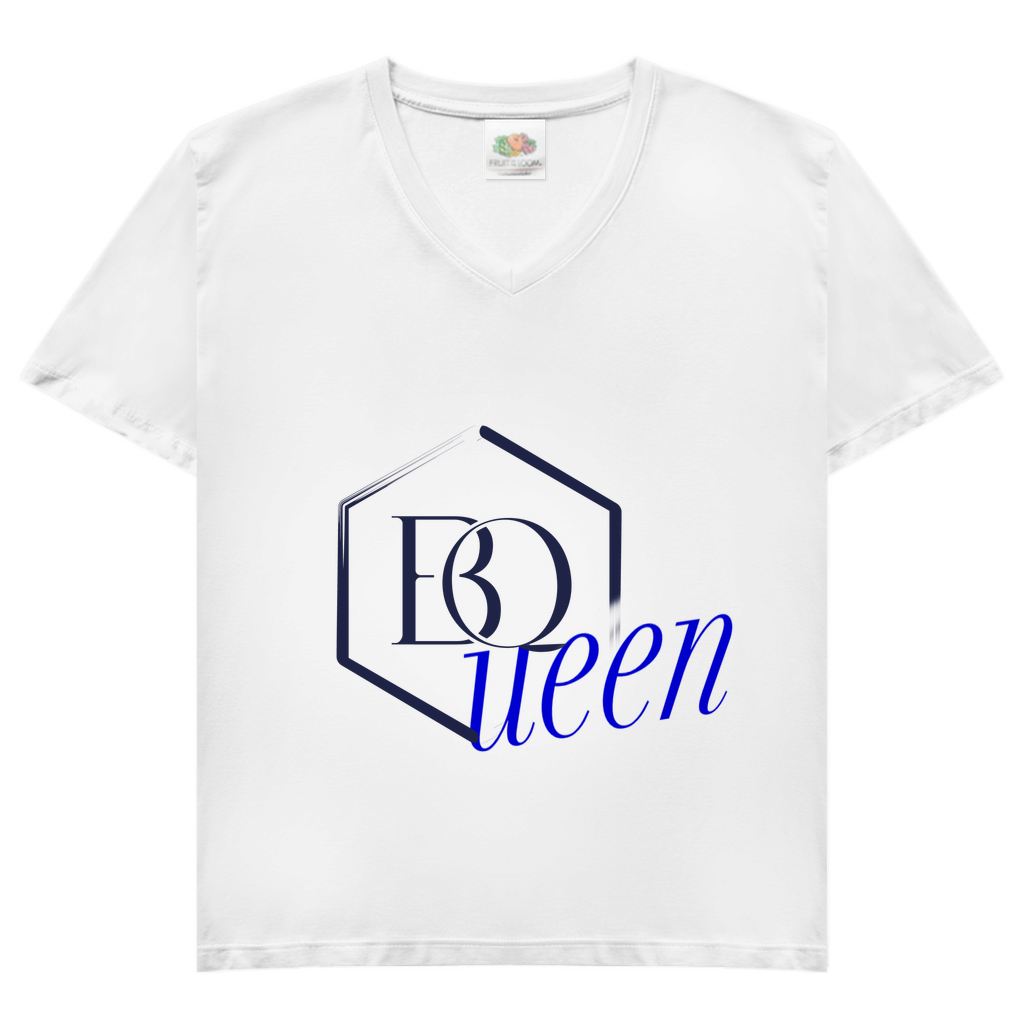 BQeen Damen V-Neck T-Shirt – Femininer Premium Fit