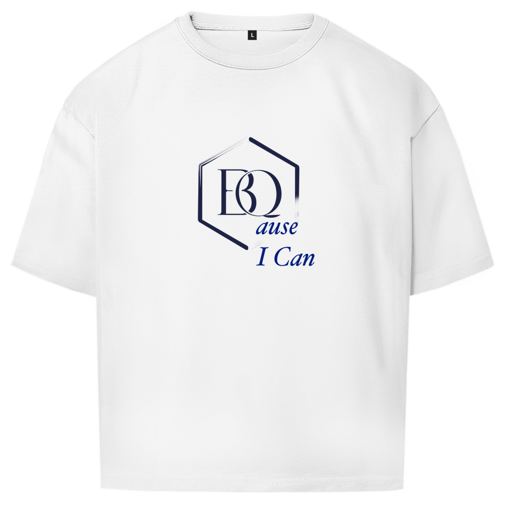 BQause I Can Oversize T-Shirt – Statement Streetwear | Front- & Backprint | Urban Premium Fit