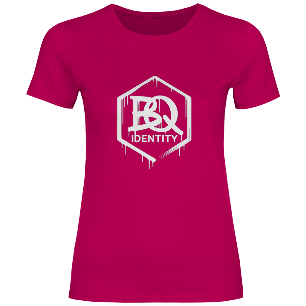 Damen T-Shirt BQ Identity weiß