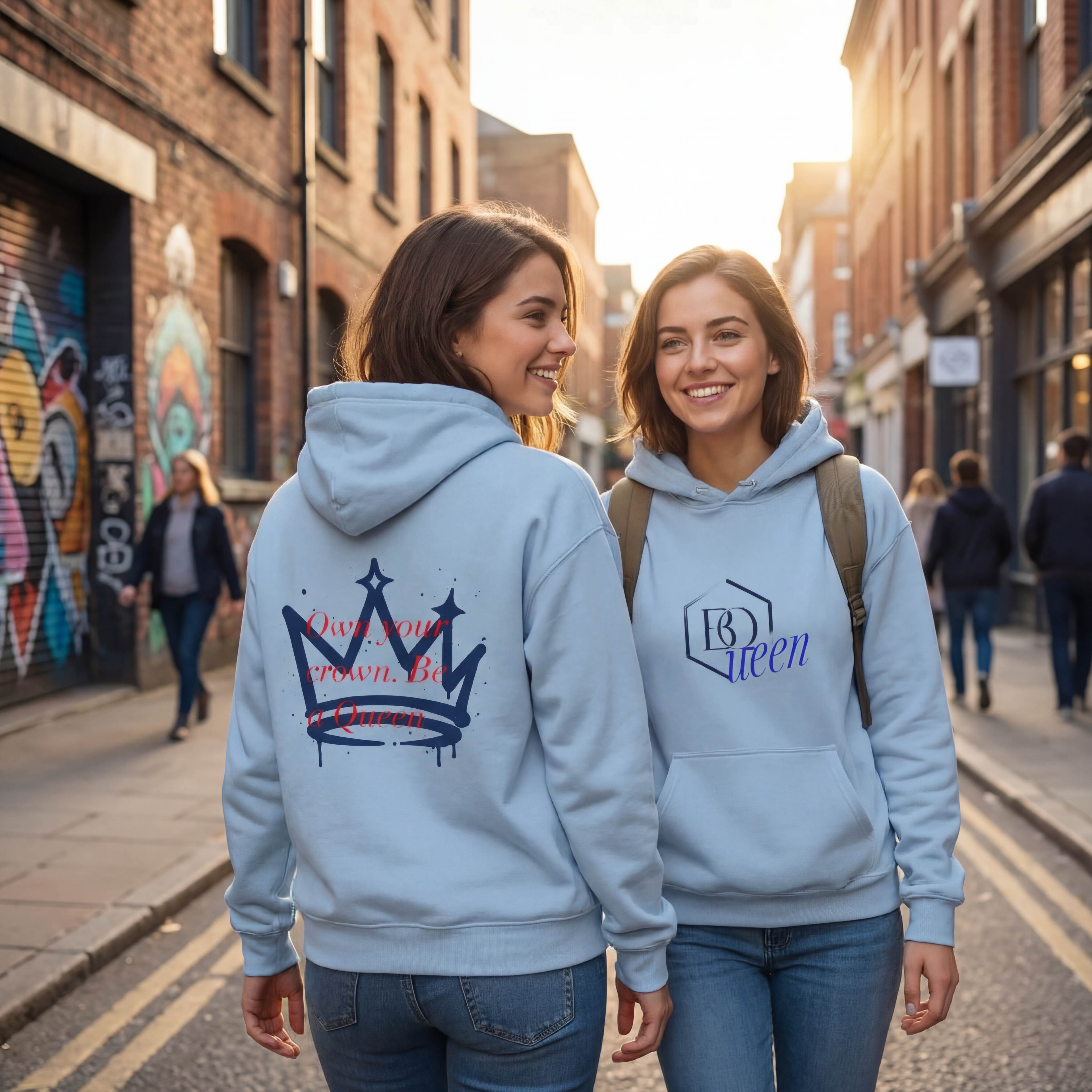 BQeen Damen Hoodie – Premium Comfort für Queens