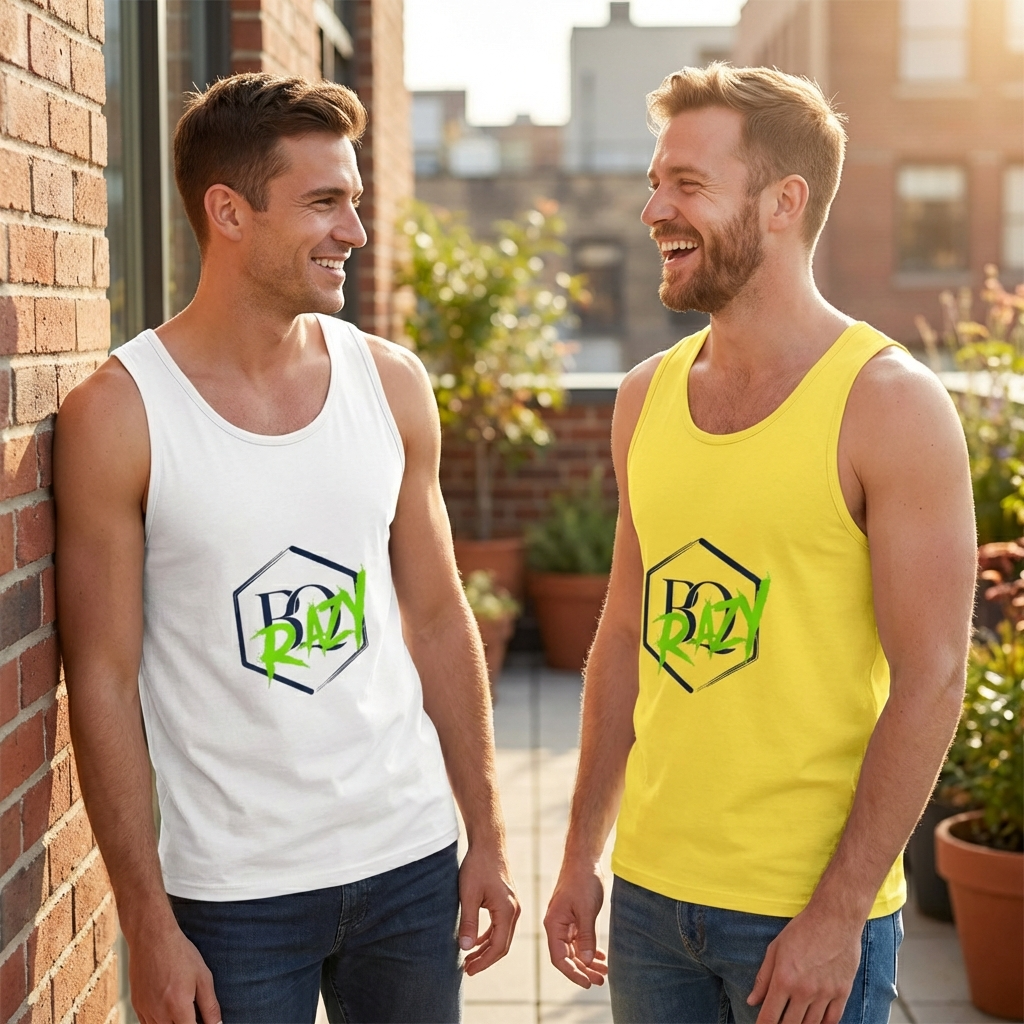 Herren Basic Tank Top BQrazy grün