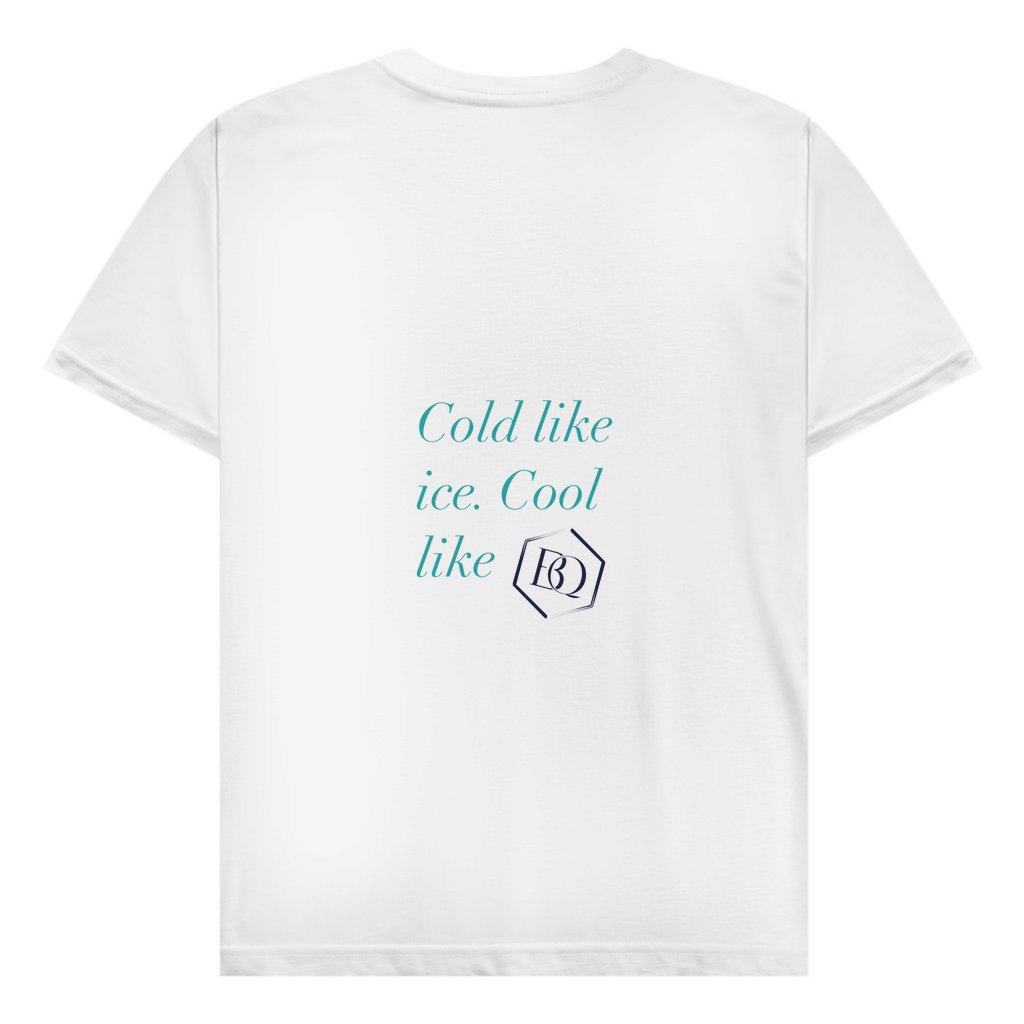 BQool Herren T-Shirt – Cold like Ice Cool like BQ