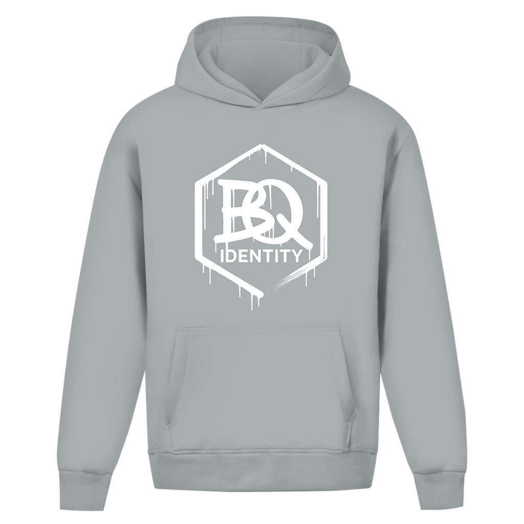 BQ Identity Oversize Hoodie – Heavy Minimalist Streetwear ohne Kordel