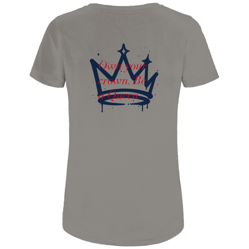 BQeen Damen Premium Bio T-Shirt – Femininer Medium Fit