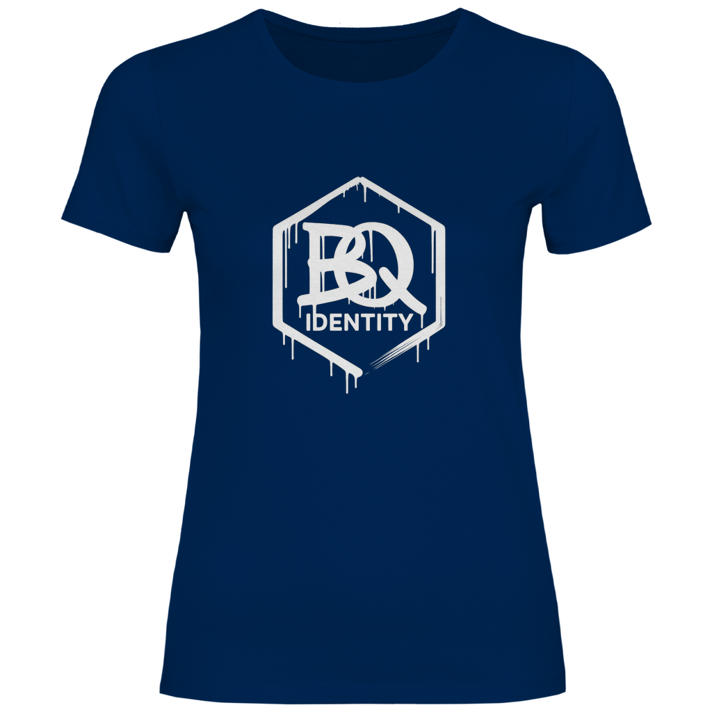 Damen T-Shirt BQ Identity weiß